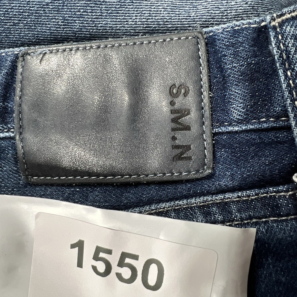 S.M.N Jeans Mens 30x32 Blue Hunter Standard Slim Selvedge USA Made SMN Denim - Picture 12 of 12